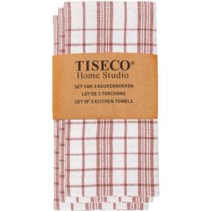Tiseco Home Studio Памучни кърпи в комплект от 3 броя 70x50 cm - Tiseco Home Studio (9499BURNTBRICK)
