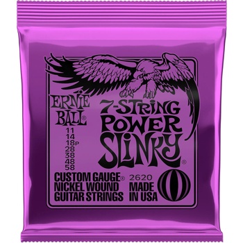Image 1 of Ernie Ball 2620 Power Slinky Струни за електрическа китара (P02620)