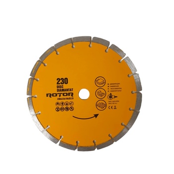 ROTOR 230x2.6x10x22.23 Диамантен диск Сегментиран ROTOR (21209)