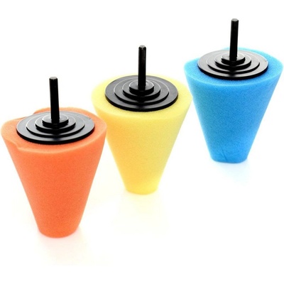 TAGRED Kužel leštící pěnový sada 3 ks