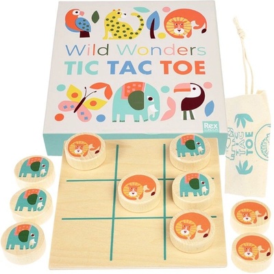 Bigjigs Toys Rex London - Детски дървен морски шах - Диви чудеса