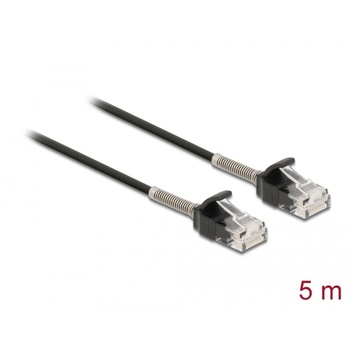 Delock 87021 5m Cat6A RJ45 мъжки - RJ45 мъжки кабел със защита от прегъване (87021)