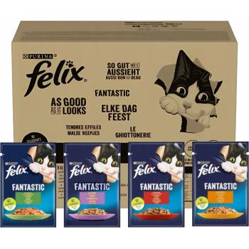 Felix chutná tak dobře jak vypadá v želé v různých druzích 120 x 85 g