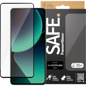 Panzer Стъклен протектор Safe за Xiaomi 13T / 13T Pro - Черен