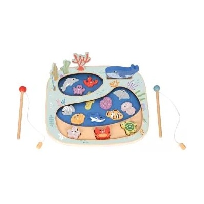 Tooky Toy Играчка Tooky: Риболовна играчка, дърво