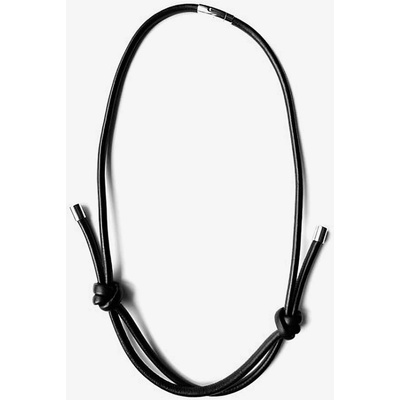Kožený pásek LOOP černý