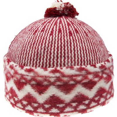 Anytra pánská čepice zmijovka Triton červeno-smetanová