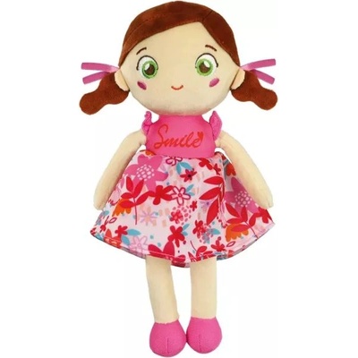 Clementoni Baby Clementoni: Плюшено бебе Цветно листенце - с кестенява коса (17603)