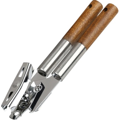 KESPER Otvírák na plechovky z nerezu a akácie 22cm