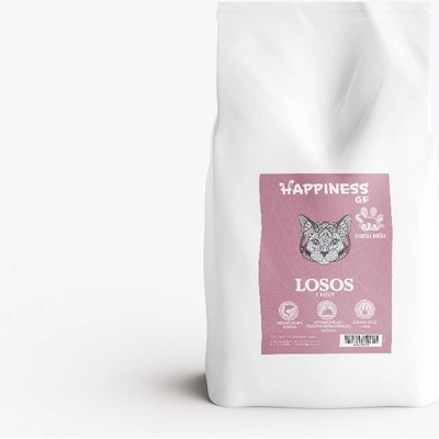 HAPPINESS Grain Free Cat Adult losos s batáty 7,5 kg