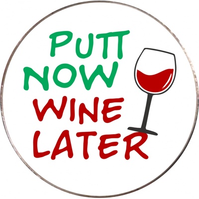 Best Of Golf America stylové markovátko Putt Now Wine Later