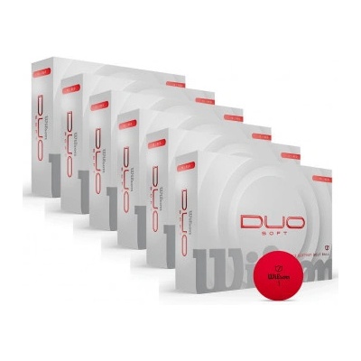 Wilson Duo Soft červené 72 ks