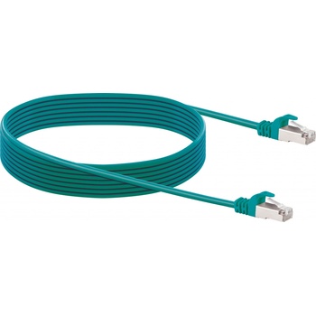 Shwaiger CKG6050 539 CAT6 Ethernetový LAN DSL router patch 1000 MBit/s pre gigabitovú sieť, 5m, zelený