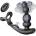 SuperLove Ultimate Pleasure Prostate Massager with Double Cock Ring & Remote Control Black
