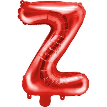 Image 1 of PartyDeco Балон от фолио Mini - Буква Z 35см червен