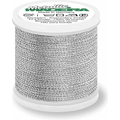 Vyšívací nit Metallic č. 12 (40m) - Madeira barva silver 31