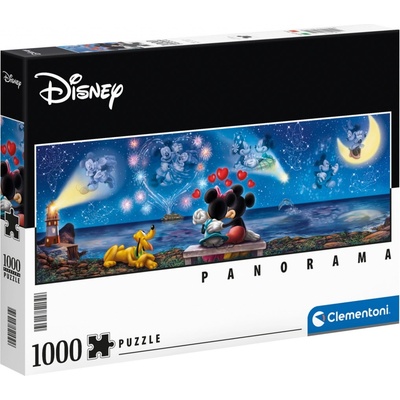 Clementoni Panoramatické Mickey a Minnie 1000 dílků