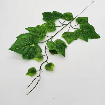 Umělá větvička vinné révy – délka 55 cm, barva dle výběru - zelená - LS0325