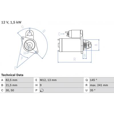 żtartér BOSCH 0 986 010 850