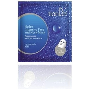 tianDe hydratující maska na obličej a krk s kyselinou hyaluronovou 35 g