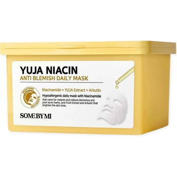 Some by Mi - Yuja Niacin Anti Blemish Daily Mask 30pcs