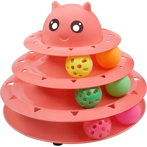 Nunbell Cat Toy Roller 3 Level Интерактивна играчка за котки