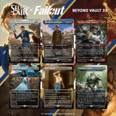 Magic the Gathering Magic the Gathering: Secret Lair x Fallout: Beyond Vault 33 (Non-Foil) (D55890000)
