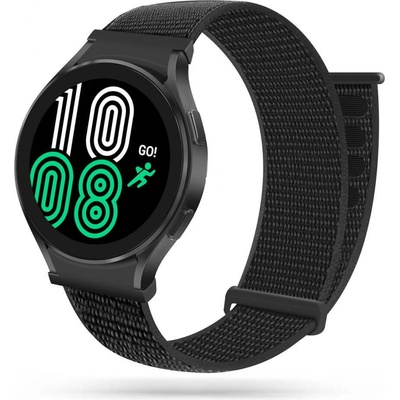 Tech-Protect Текстилна каишка за Samsung Galaxy Watch, Huawei Watch, Xiaomi, Garmin и други часовници с 20мм захват - Tech-Protect Nylon Sport Band 20mm (черен) (THP764BLK)