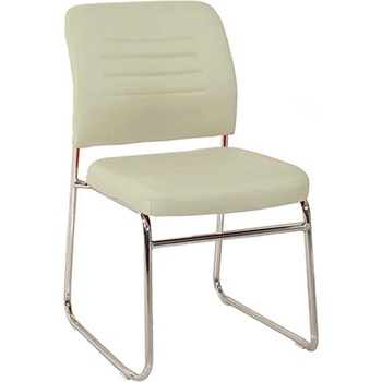 RFG Посетителски стол RFG Iron M, екокожа, метална основа, до 120 kg, бежов, 6 (4010100308)