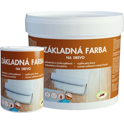 Pam Základná farba na drevo 0,7 kg biela matná