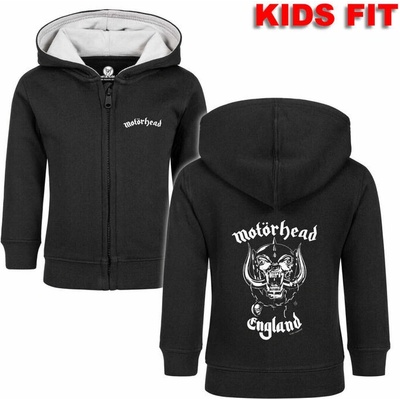 Metal Kids mikina s kapucí Motörhead England černá