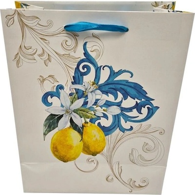 AGB1028703WK Taška darč. 20x25x10cm Baroque Lemon Sicilian Bloom