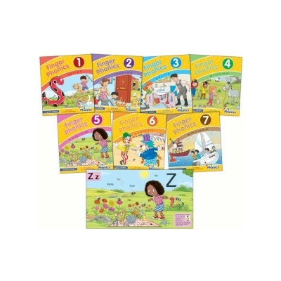 Finger Phonics Books 1-7: In Print Letters American English Edition