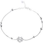 Silenti Jewelry Сребърна гривна за крак "Талисман