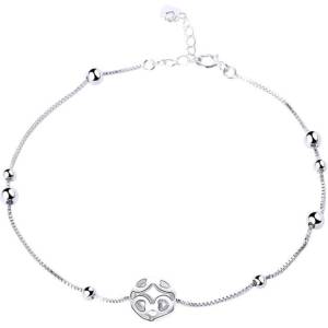 Silenti Jewelry Сребърна гривна за крак "Талисман