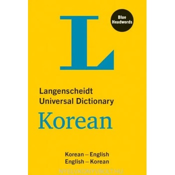 Langenscheidt Universal Dictionary Korean: Korean-English/English-Korean