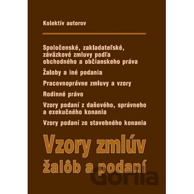 Vzory zmlúv žalôb a podaní