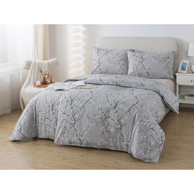 XPOSE® bavlna Renforcé povlečení ALMIRA šedé RENFORCÉ 140x200 – Zboží Dáma