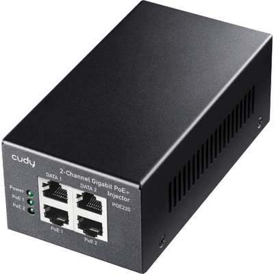 Cudy PoE инжектор Cudy POE220, Gigabit PoE+/PoE, 2 x 30W (POE220)