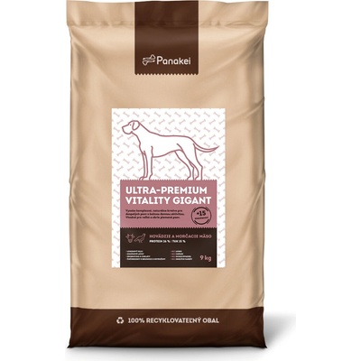Panakei Ultra Premium Vitality Hovädzie Morčacie 9 kg