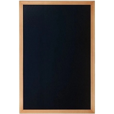 WOODY Nástenná popisovacia tabuľa s popisovačom, 60 x 80 cm, teak WBW-TE-60-80