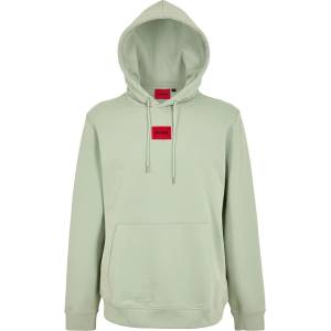 HUGO BOSS Суичър Hugo Mens HUGO Daratschi Drawstring Hoodie - Contemporary Streetwear Design - Pastel Green