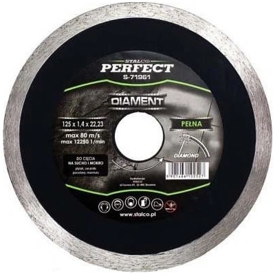 Stalco Kotúč diamantový plný 180 x 1,8 x 25,4 / 22, 23 mm S-71963