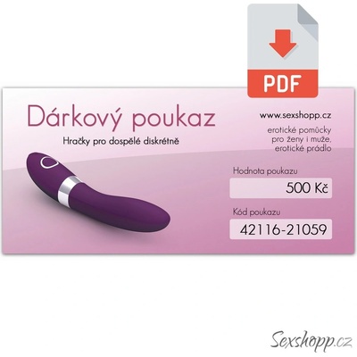 Dárkový e-poukaz 500 Kč