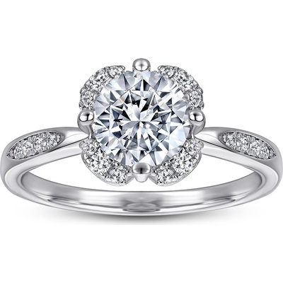 Lunica Zásnubní stříbrný prstýnek SVĚTLO 0604 6