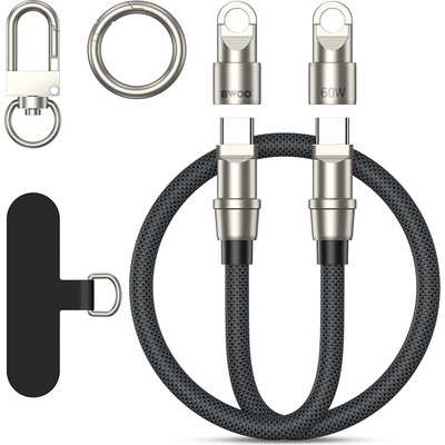 Bwoo X310 multifunkční s popruhem na na rameno / USB-C / USB-C / 60W, 1,2m