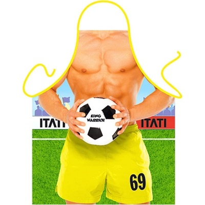 Itati zástera pre milovníka futbalu
