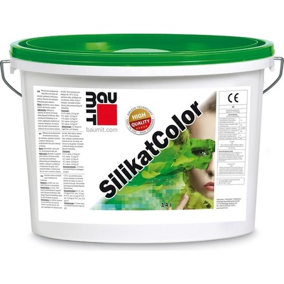 Silikátová fasádna farba Baumit SilikatColor, 14 l