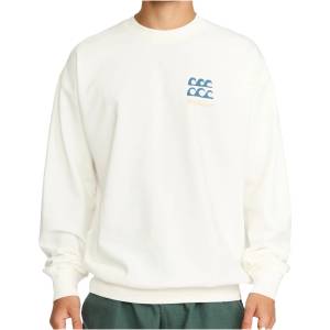 Revolution Мъжки пуловер Revolution Printed Crewneck Waves Jumper - Offwhite (017-4448-0213)