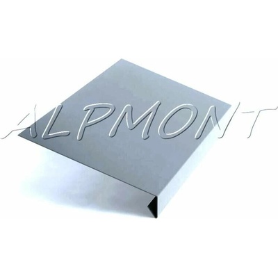 Okapnice klasik r.š.167mm Al hliníkový plech 0.6mm lakovaný RAL 7001 stříbrošedá dl.2m